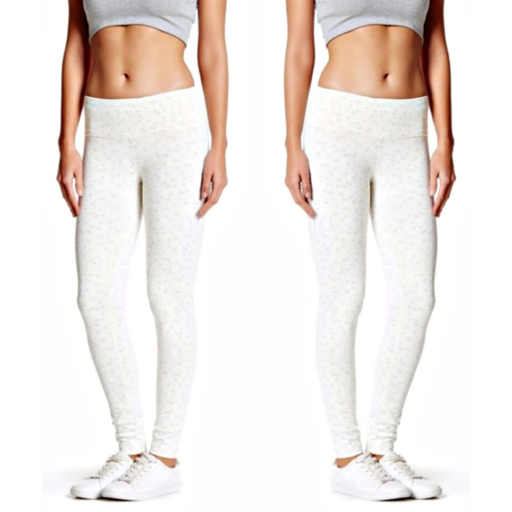 90° By Reflex • Silver Splatter Leggings • SZ M